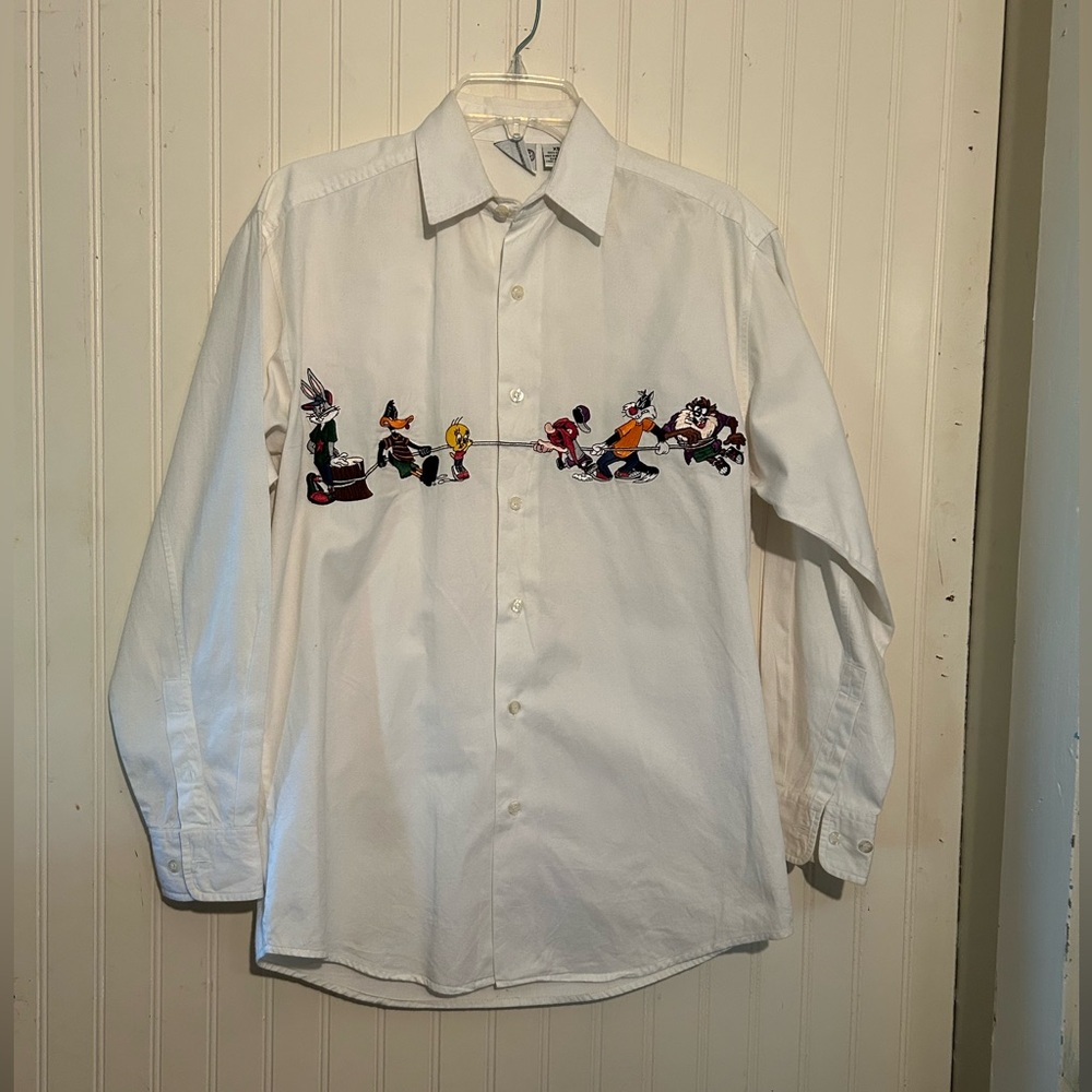 Vintage Acme Clothing Co. Embroidered Looney Tunes Mens Shirt